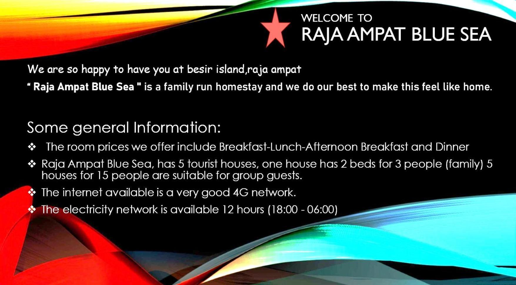 הוילה Besir Raja Ampat Blue Sea מראה חיצוני תמונה